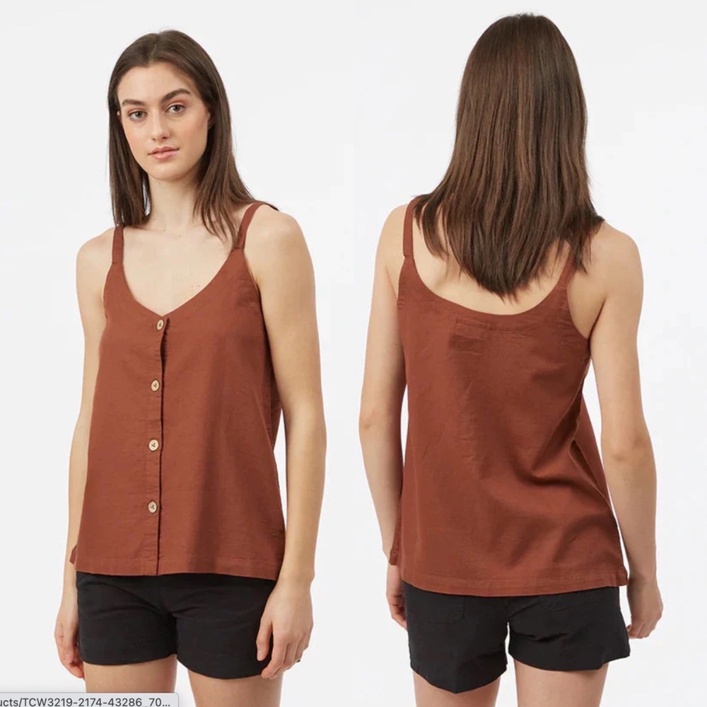 Tentree Main Street Tank Cedar